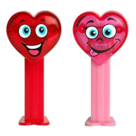 Pez Love gift bundle 2 Heart Pez dispensers - Picture 1 of 5